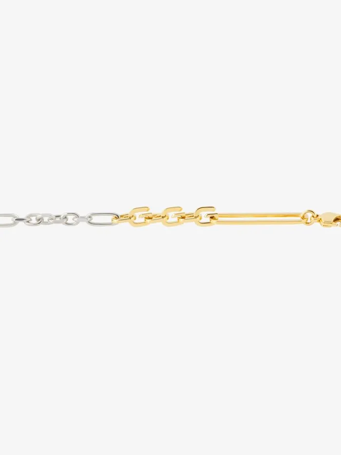 WomenMen Jewelry Givenchy G Link Necklace In Metal Goldensilvery WomenMen Jewelry Givenchy G Link Necklace In Metal Goldensilvery