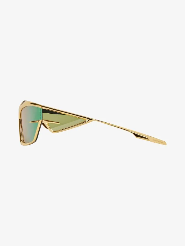 WomenMen Sunglasses Givenchy Giv Cut Unisex Sunglasses In Metal Golden