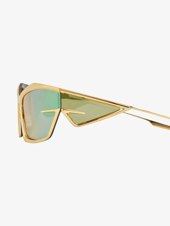 WomenMen Sunglasses Givenchy Giv Cut Unisex Sunglasses In Metal Golden