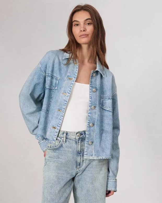 Women MiramarJackets and Coats rag and bone Miramar Terry Jaiden Jacket Valentina