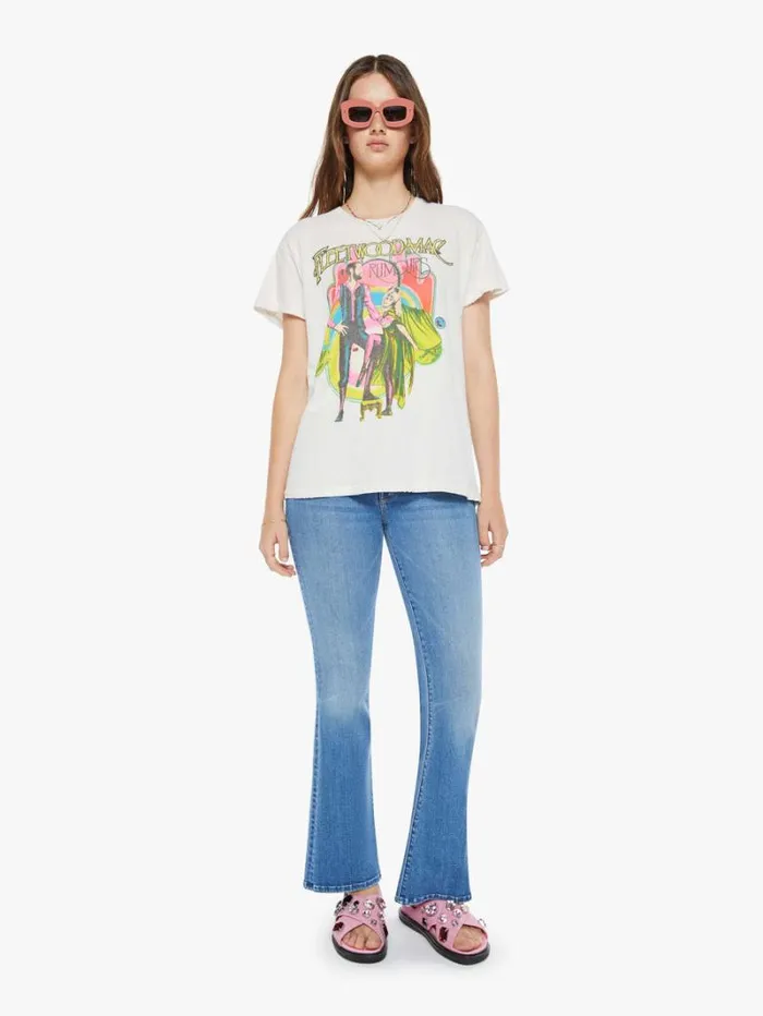 Women Mother Denim Fleetwood Mac Tee Vintage White Women Mother Denim Fleetwood Mac Tee Vintage White