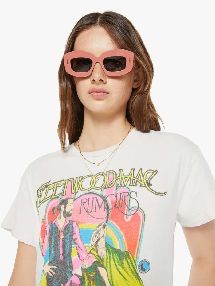 Women Mother Denim Fleetwood Mac Tee Vintage White Women Mother Denim Fleetwood Mac Tee Vintage White