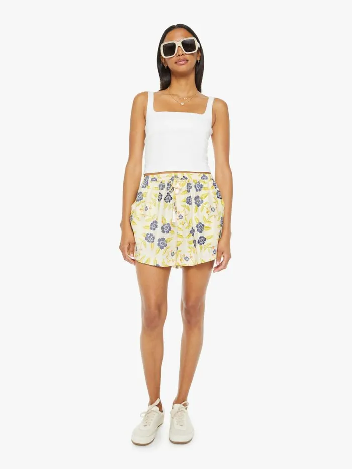 Women Mother Denim Jasper Shorts Prairie Indigo