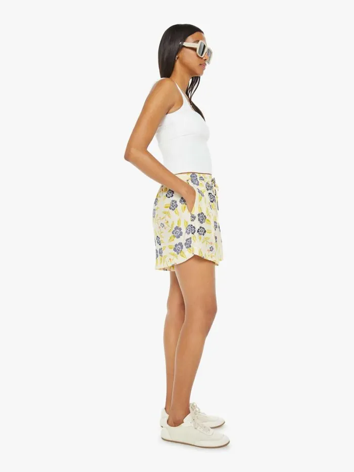 Women Mother Denim Jasper Shorts Prairie Indigo