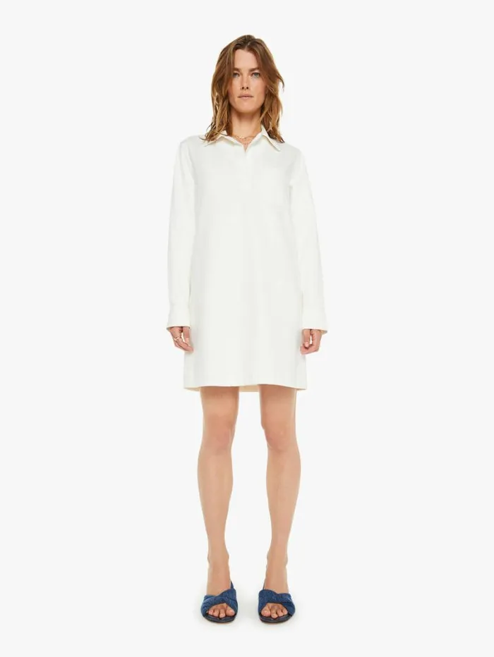Women Mother Denim Max Dress White