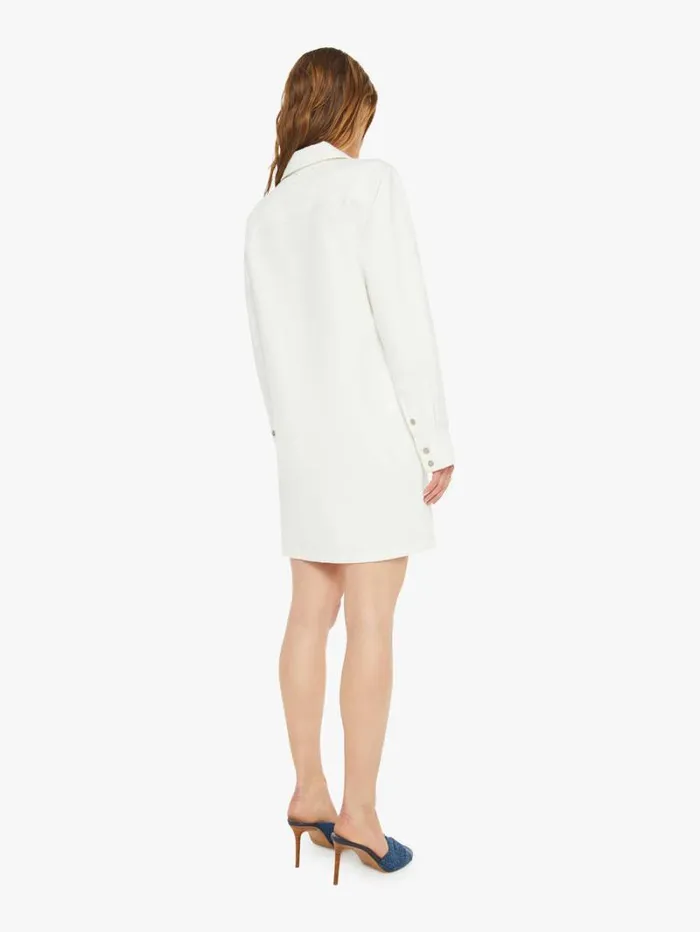 Women Mother Denim Max Dress White Women Mother Denim Max Dress White