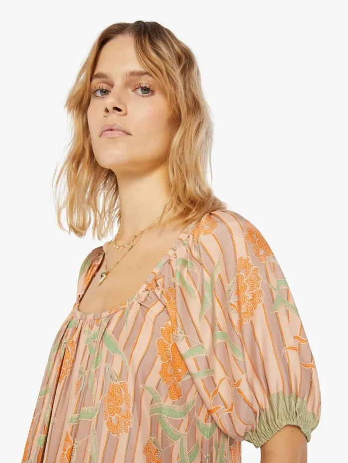Women Mother Denim Vivi Dress Chamomile Apricot