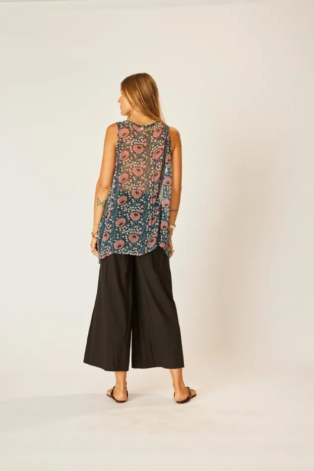 Women Natalie Martin Bottoms Lauren Pant Black Flat Cotton