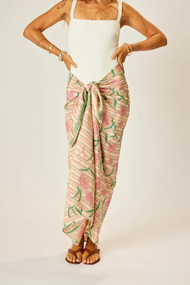 Women Natalie Martin Bottoms Sarong Chamomile Rose Women Natalie Martin Bottoms Sarong Chamomile Rose