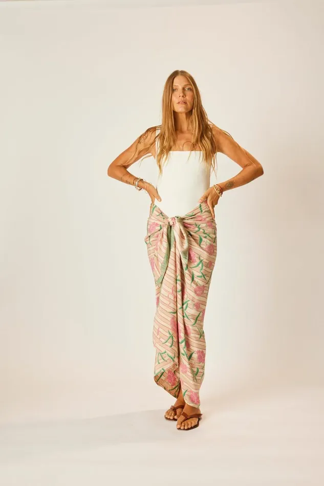 Women Natalie Martin Bottoms Sarong Chamomile Rose Women Natalie Martin Bottoms Sarong Chamomile Rose