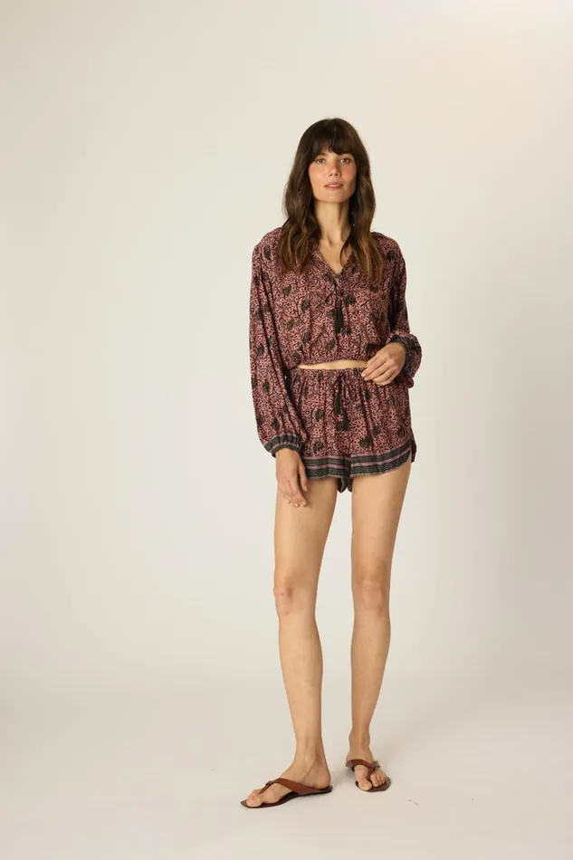 Women Natalie Martin Bottoms Tash Short Water Lily Mauve