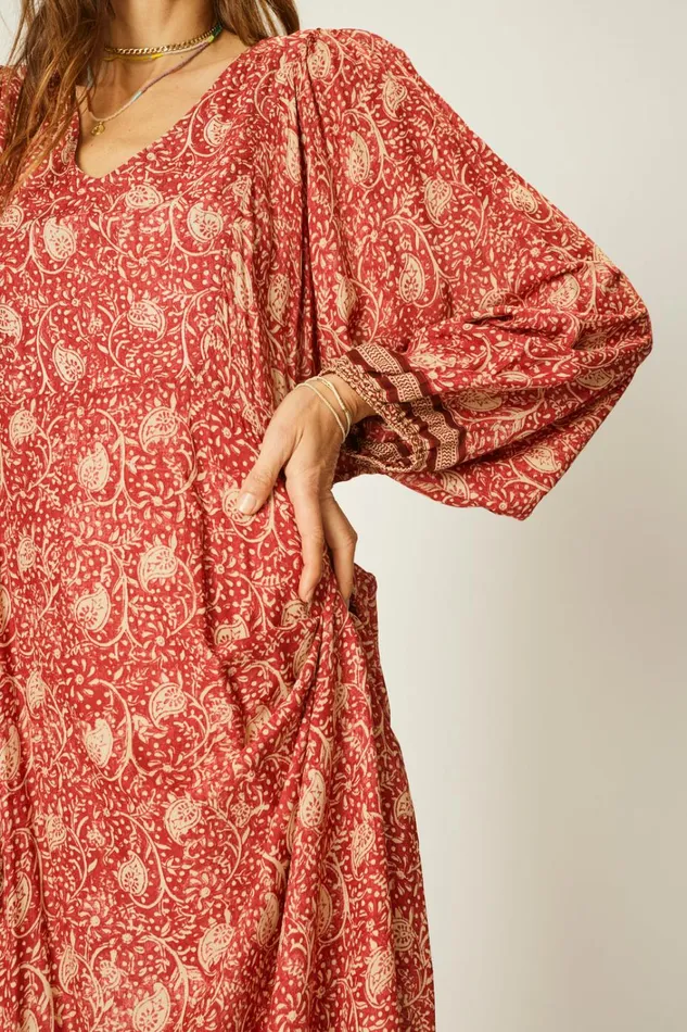 Women Natalie Martin Dresses Alice Dress Water Lily Terracotta