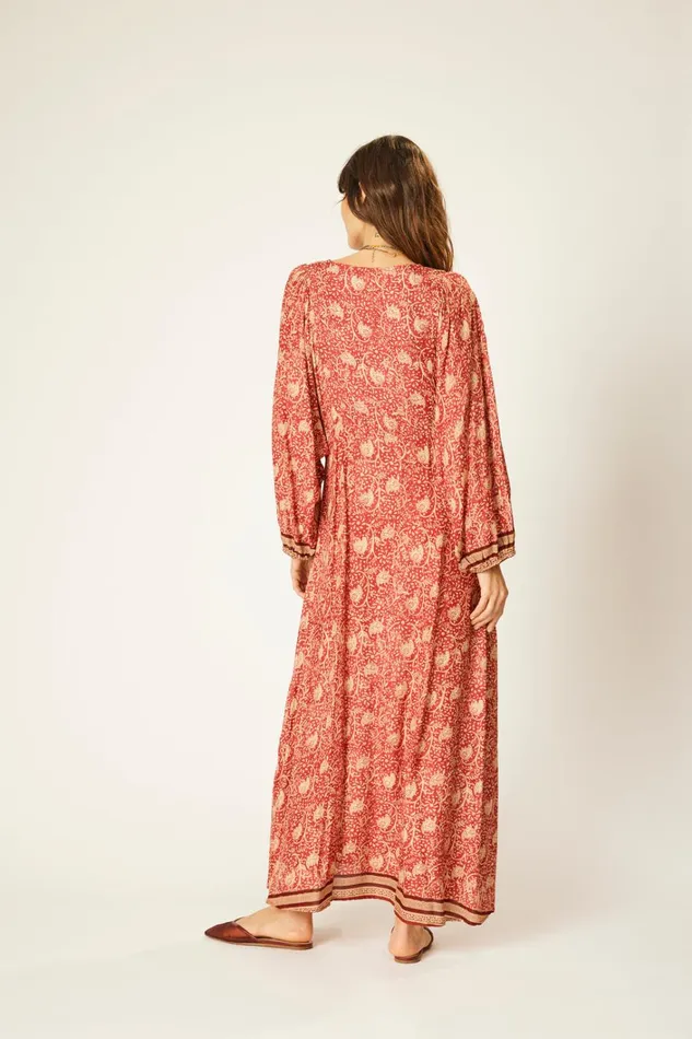 Women Natalie Martin Dresses Alice Dress Water Lily Terracotta