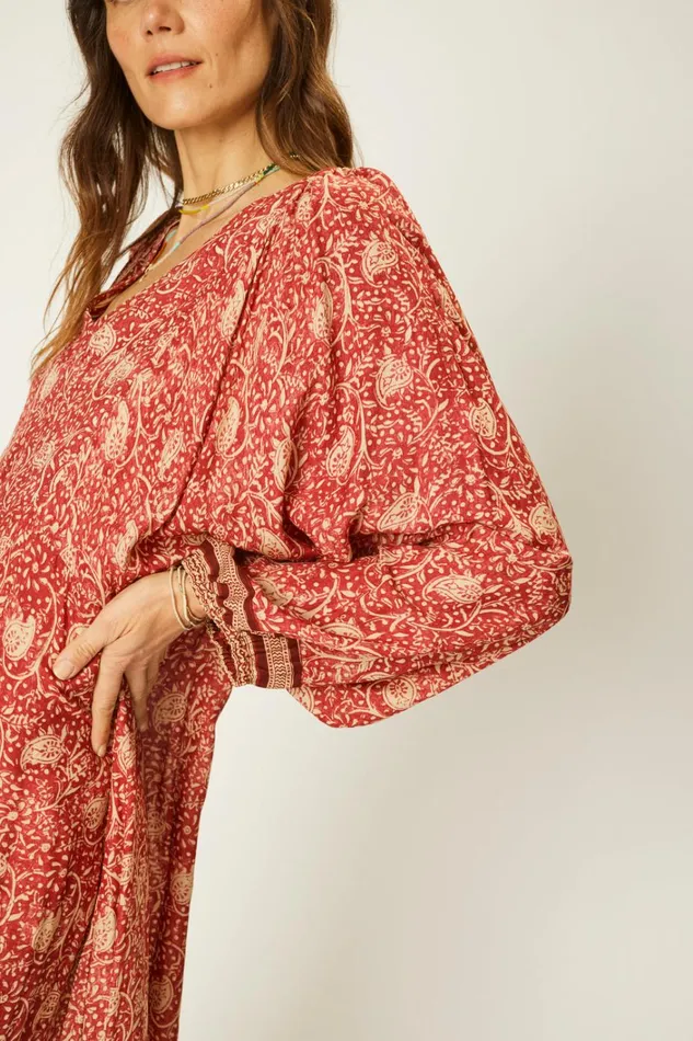 Women Natalie Martin Dresses Alice Dress Water Lily Terracotta