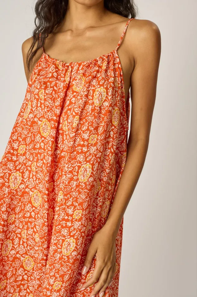 Women Natalie Martin Dresses Anya Dress Floral Print Tuscany Sun