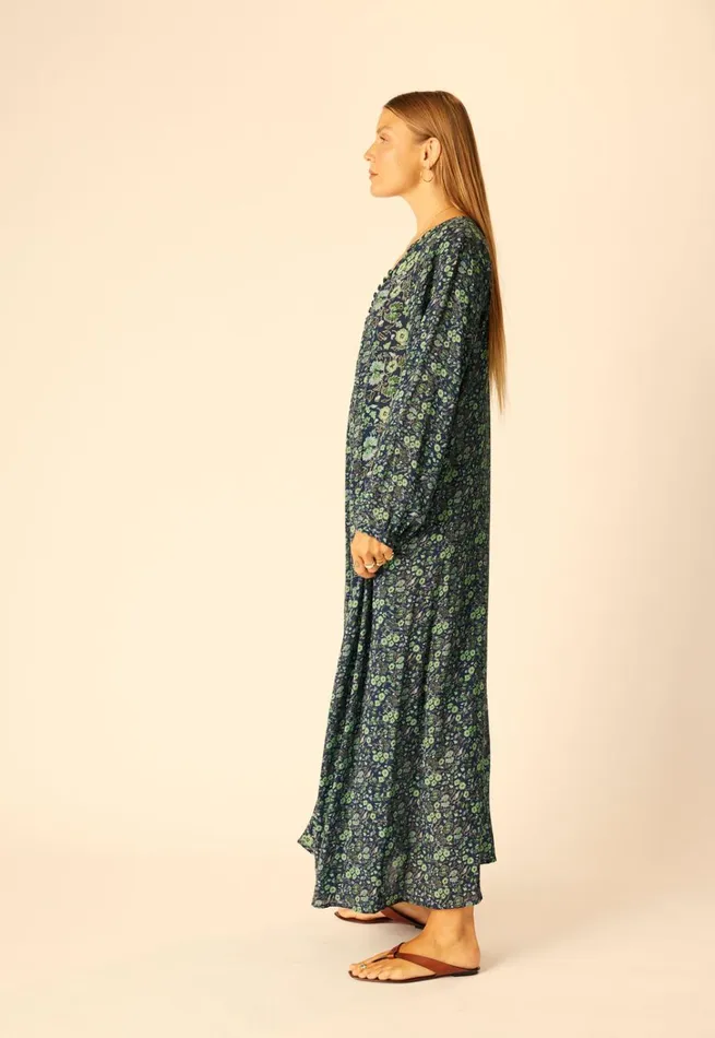 Women Natalie Martin Dresses Fiore Maxi Petite Fleur Marine