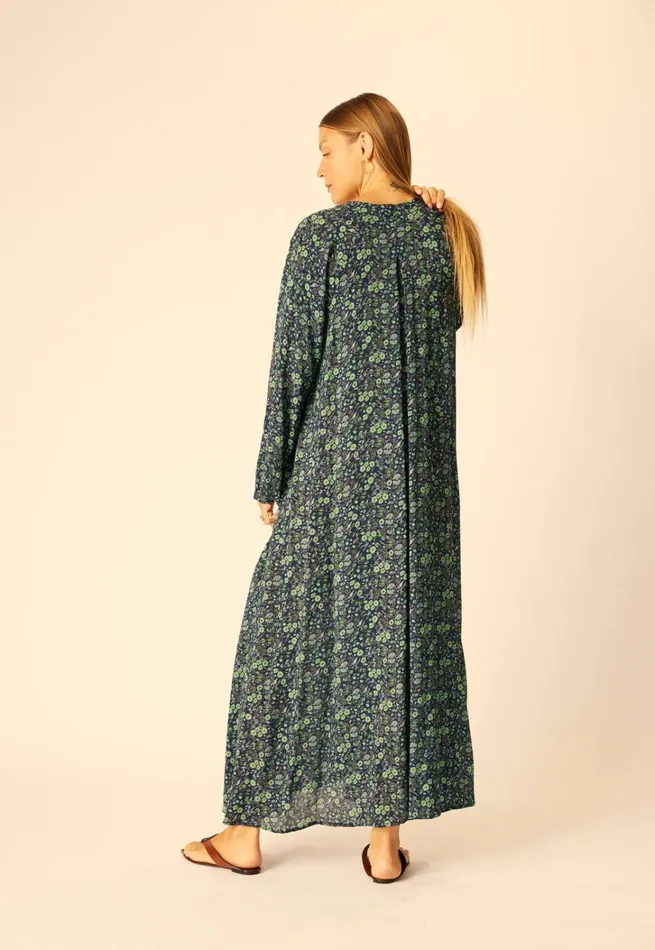 Women Natalie Martin Dresses Fiore Maxi Petite Fleur Marine