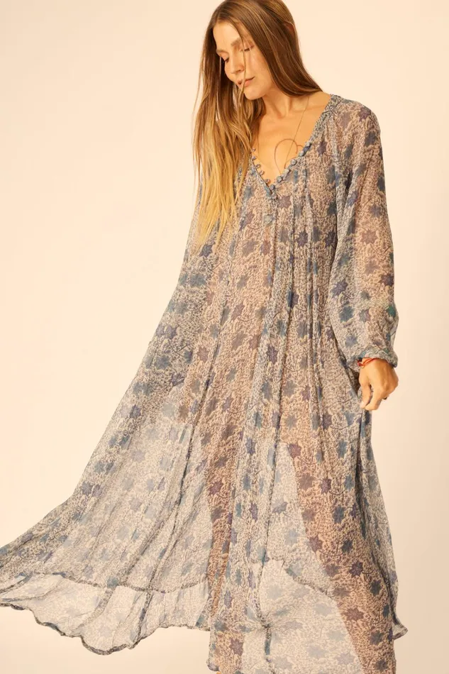 Women Natalie Martin Dresses Fiore Maxi Snowflake Sea