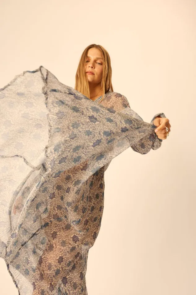 Women Natalie Martin Dresses Fiore Maxi Snowflake Sea