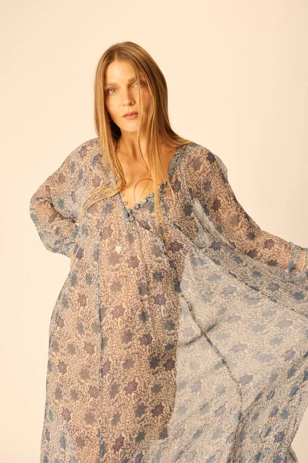 Women Natalie Martin Dresses Fiore Maxi Snowflake Sea
