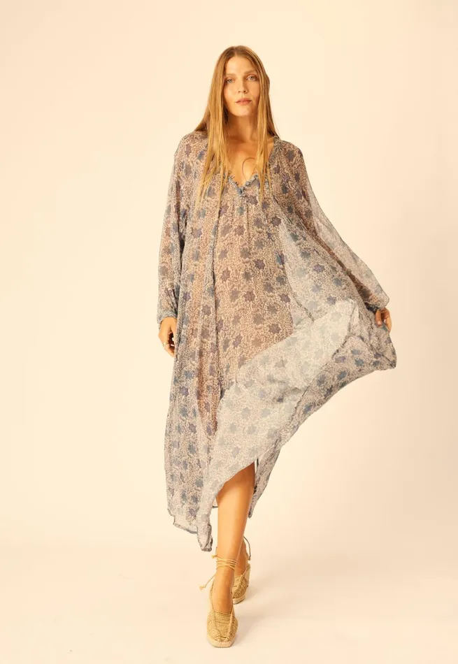 Women Natalie Martin Dresses Fiore Maxi Snowflake Sea