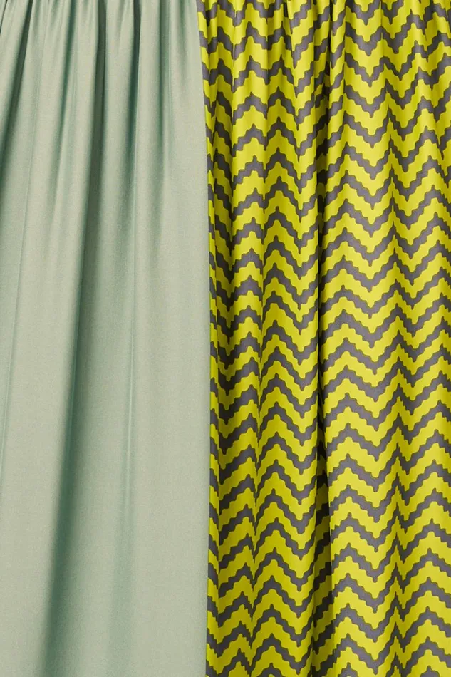 Women Natalie Martin Dresses Gina Maxi Block Zigzag Lime