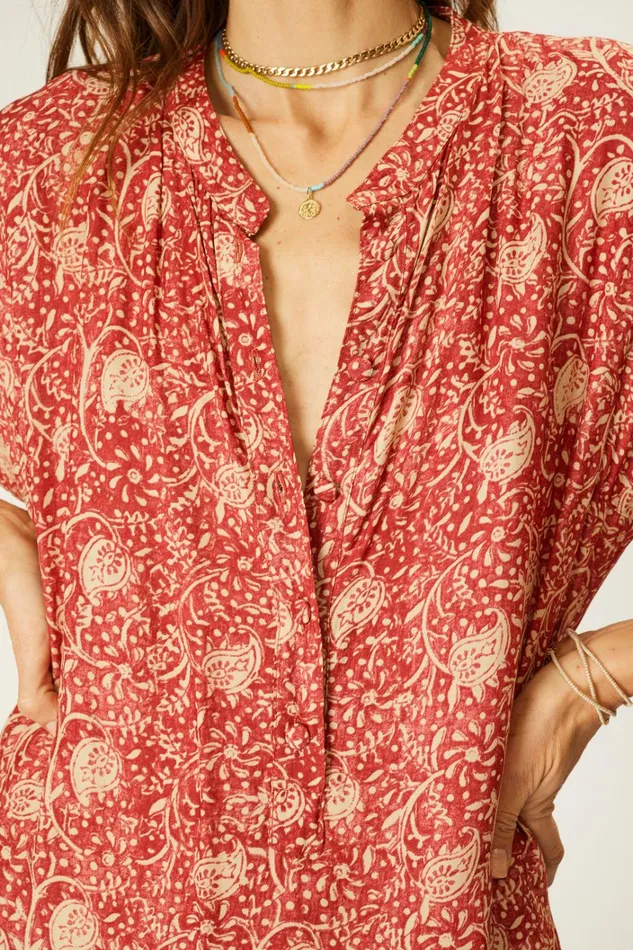 Women Natalie Martin Dresses Isobel Dress Water Lily Terracotta