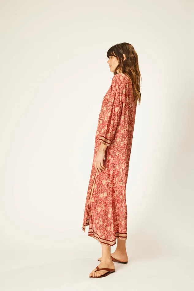 Women Natalie Martin Dresses Isobel Dress Water Lily Terracotta