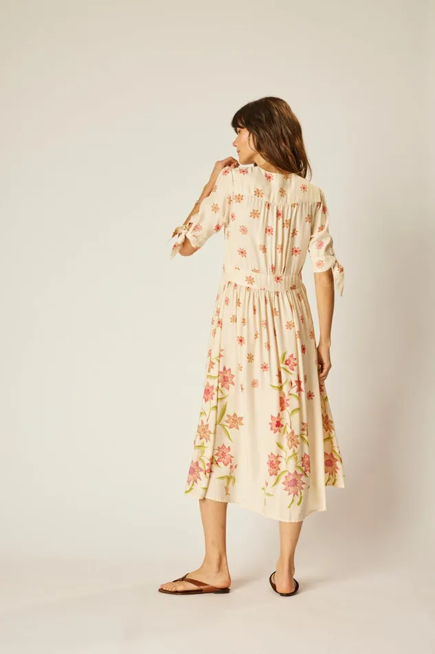 Women Natalie Martin Dresses Layla Dress Starflower Cream