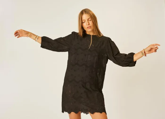 Women Natalie Martin Dresses Lisa Dress Geranium Midnight Women Natalie Martin Dresses Lisa Dress Geranium Midnight