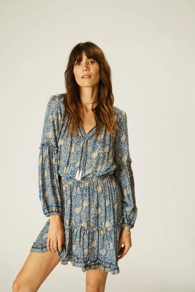 Women Natalie Martin Dresses Maggie Dress Water Lily Blue