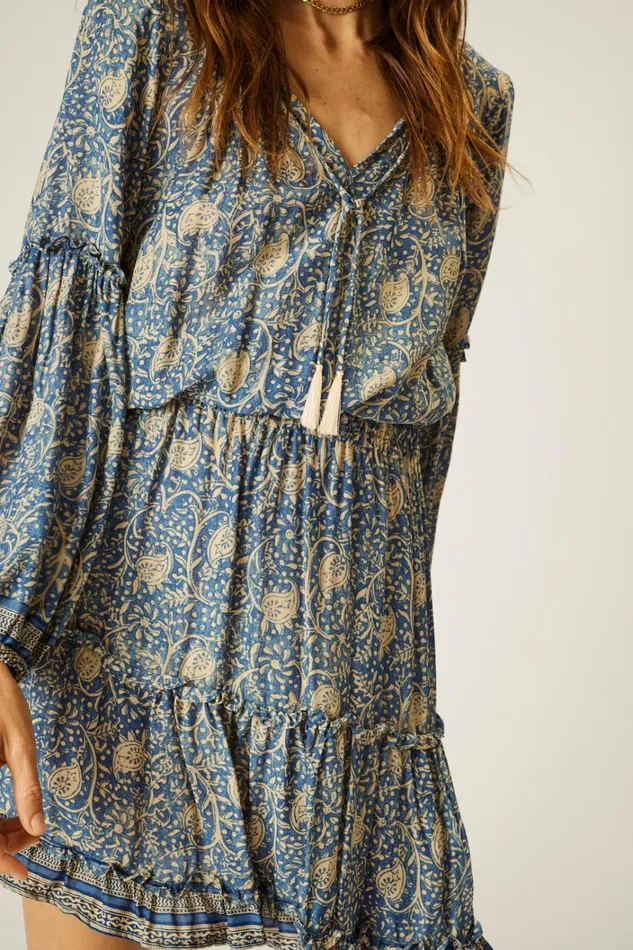 Women Natalie Martin Dresses Maggie Dress Water Lily Blue