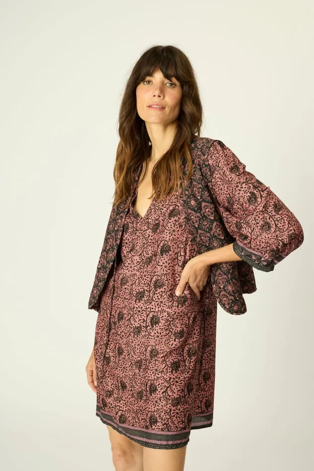 Women Natalie Martin Dresses Maria Dress Water Lily Mauve