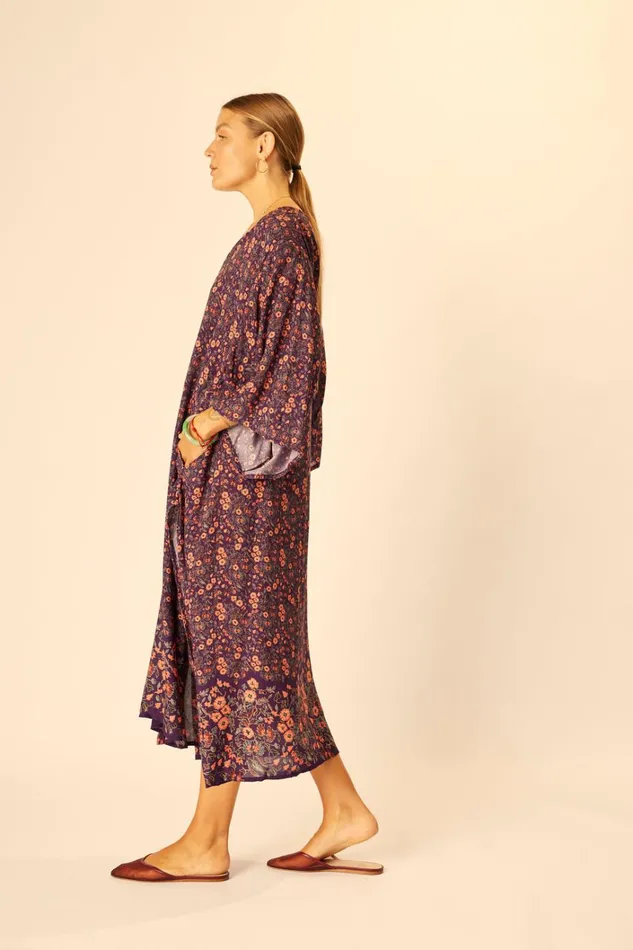 Women Natalie Martin Dresses Marin Dress With Sash Batik Stripe Sage
