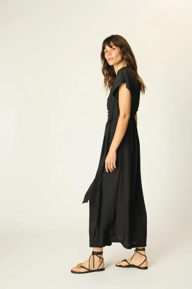 Women Natalie Martin Dresses Monica Dress Black Silk Women Natalie Martin Dresses Monica Dress Black Silk