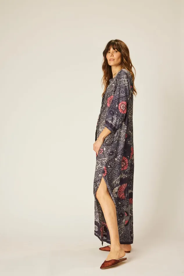 Women Natalie Martin Dresses Sammie Maxi Peacock Ink