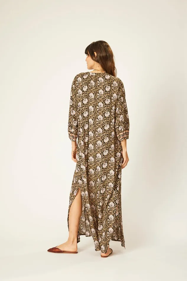 Women Natalie Martin Dresses Sammie Maxi Vintage Flowers Sepia