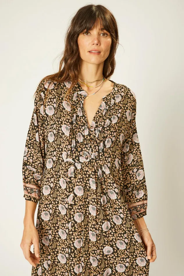 Women Natalie Martin Dresses Sammie Maxi Vintage Flowers Sepia