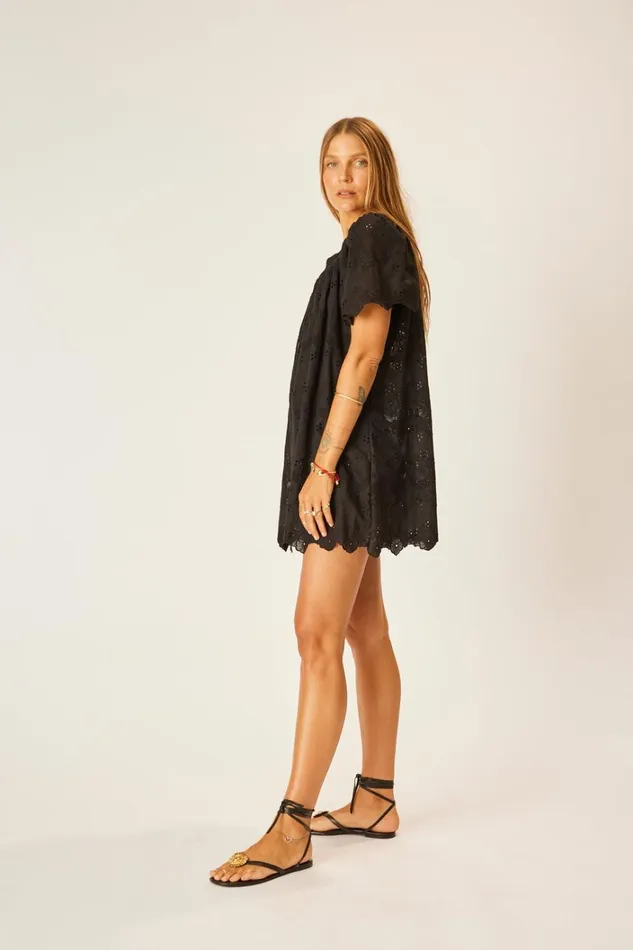 Women Natalie Martin Dresses Sienna Mini Dress Geranium Midnight