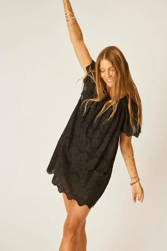 Women Natalie Martin Dresses Sienna Mini Dress Geranium Midnight Women Natalie Martin Dresses Sienna Mini Dress Geranium Midnight
