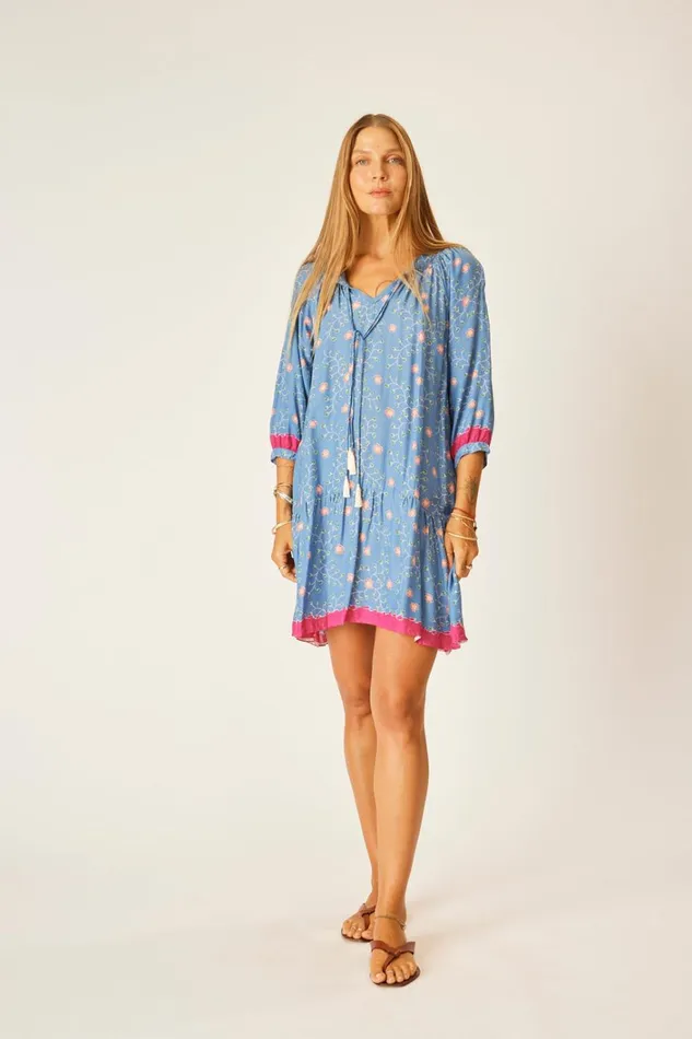 Women Natalie Martin Dresses Stevie Dress Pinwheel Denim