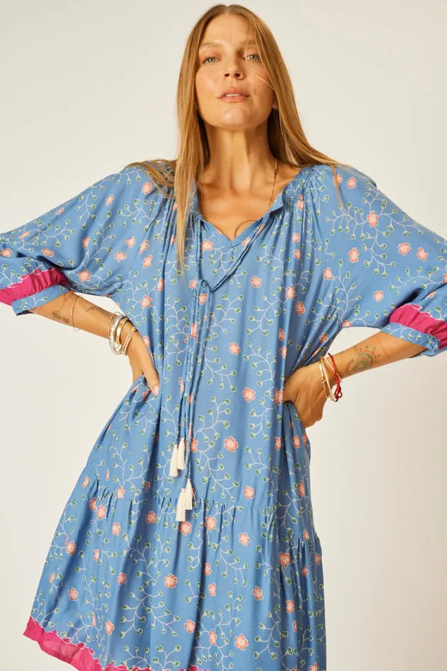Women Natalie Martin Dresses Stevie Dress Pinwheel Denim Women Natalie Martin Dresses Stevie Dress Pinwheel Denim