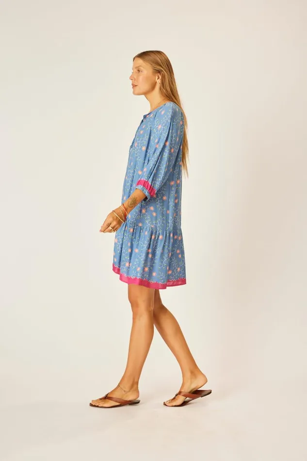 Women Natalie Martin Dresses Stevie Dress Pinwheel Denim Women Natalie Martin Dresses Stevie Dress Pinwheel Denim