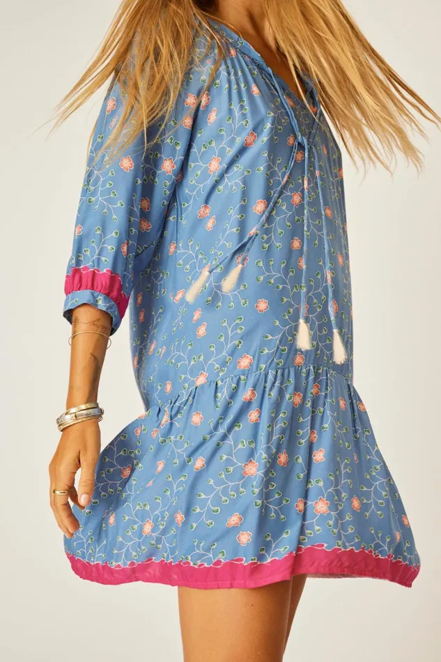 Women Natalie Martin Dresses Stevie Dress Pinwheel Denim Women Natalie Martin Dresses Stevie Dress Pinwheel Denim