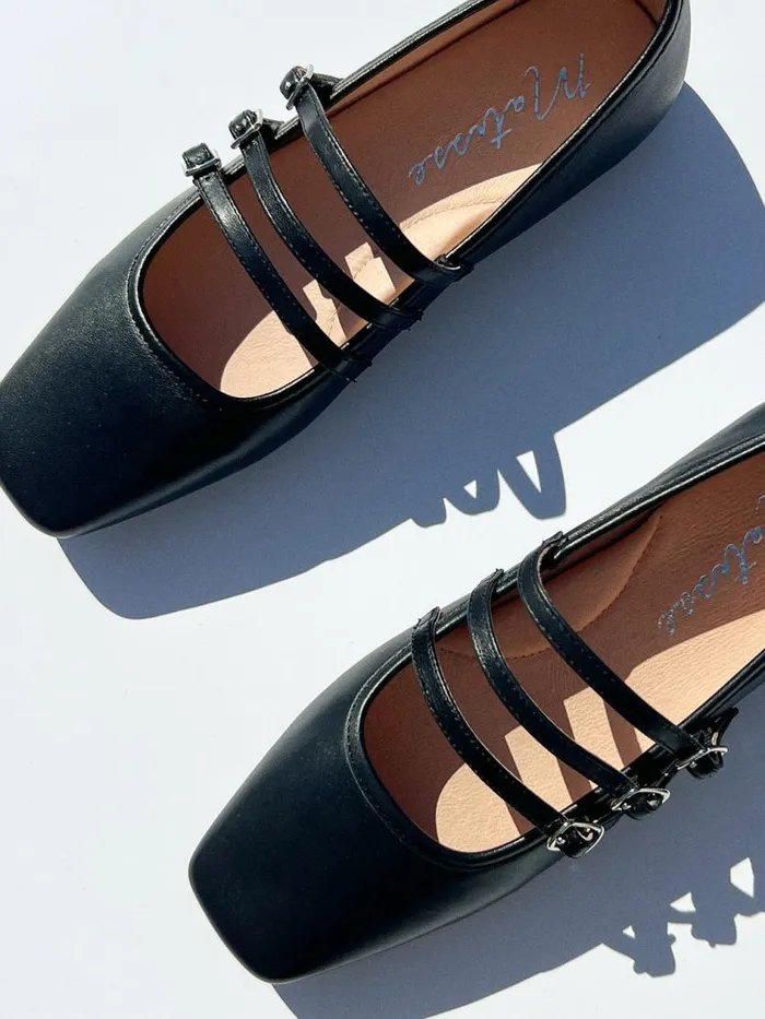 Women Nova Flat Black Lisa Says Gah Flats Women Nova Flat Black Lisa Says Gah Flats