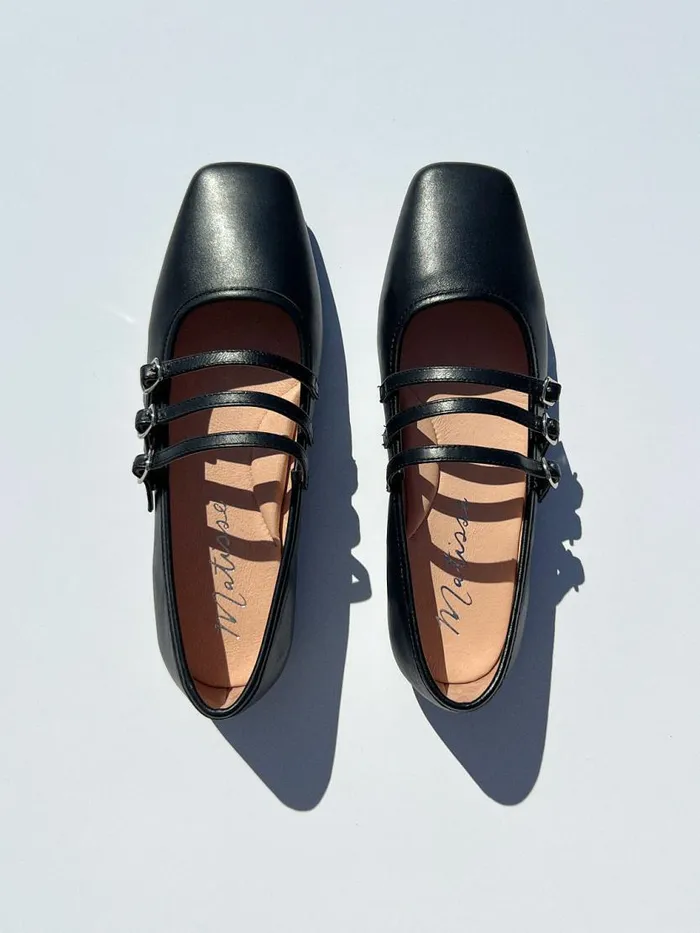 Women Nova Flat Black Lisa Says Gah Flats Women Nova Flat Black Lisa Says Gah Flats