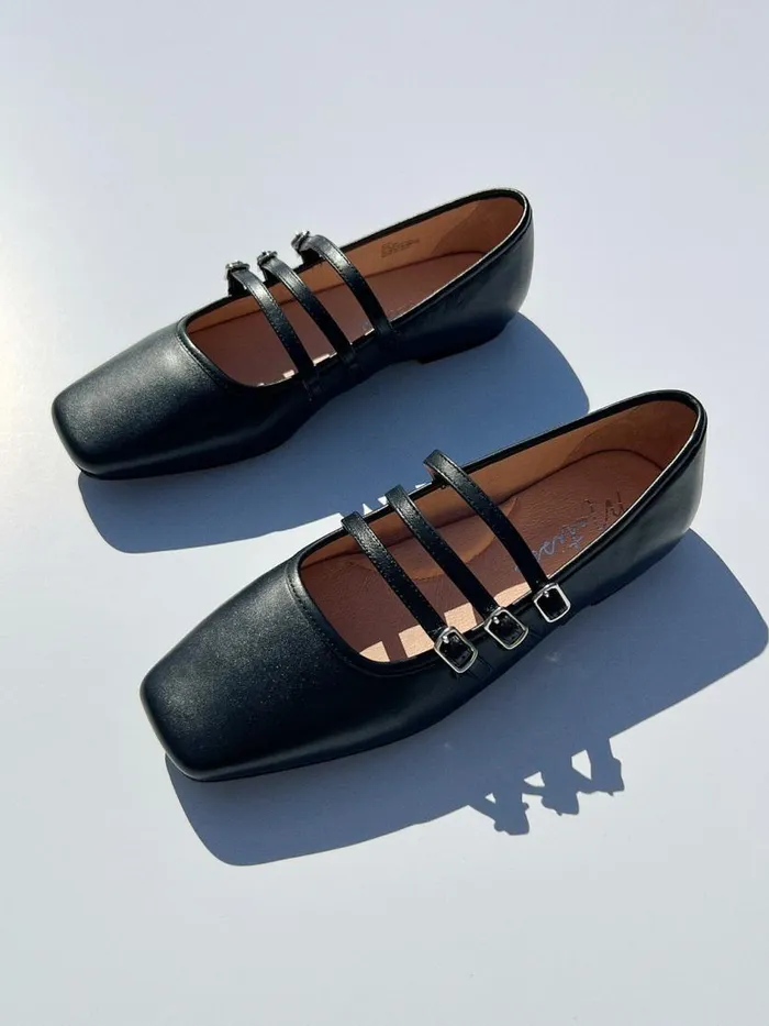 Women Nova Flat Black Lisa Says Gah Flats Women Nova Flat Black Lisa Says Gah Flats