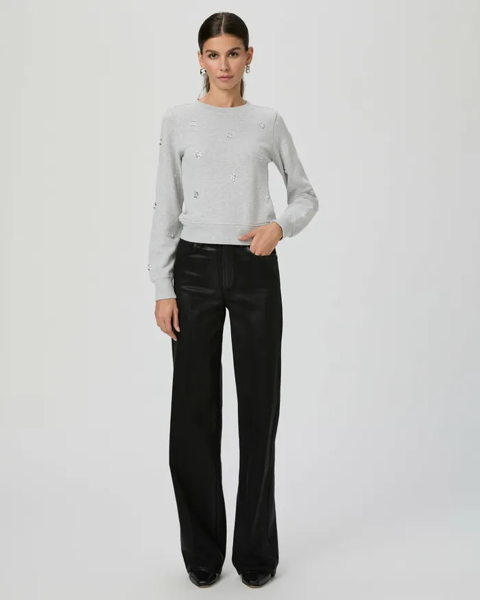 Women Ordenna Sweatshirt 8211 Heather Grey Sweaters and Sweatshirts PAIGE