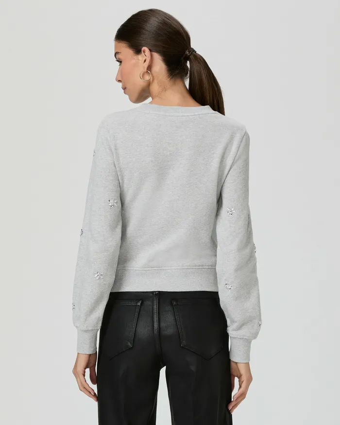 Women Ordenna Sweatshirt 8211 Heather Grey Sweaters and Sweatshirts PAIGE