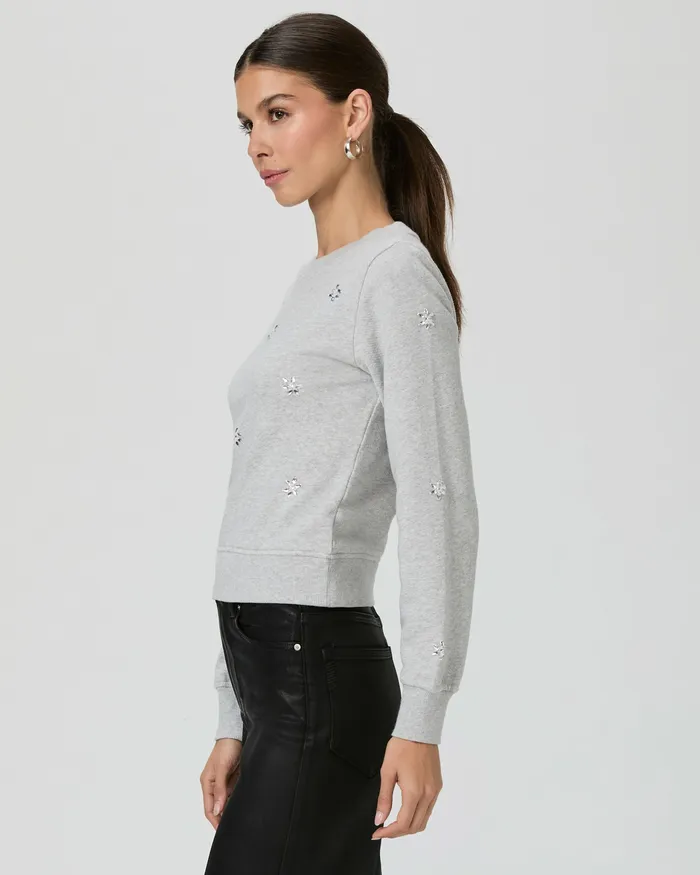 Women Ordenna Sweatshirt 8211 Heather Grey Sweaters and Sweatshirts PAIGE